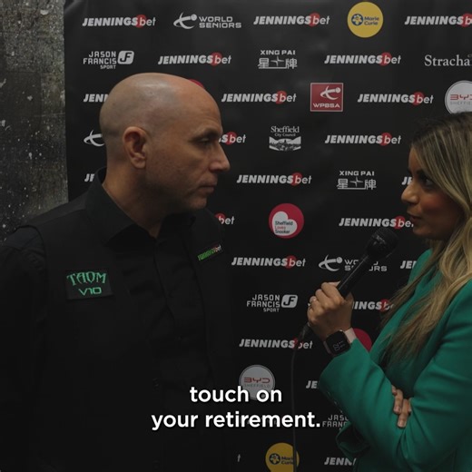 🎙️ "I WAS FEELING A FEW BUTTERFLIES" Joe Perry speaks about his first round victory at the 2025 JenningsBet World #SeniorsSnooker Championship 👇 | World Seniors Snooker