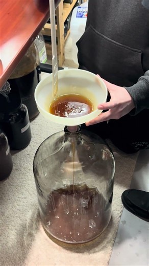 Adding honey to make mead