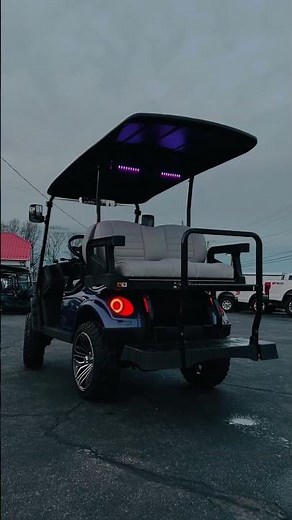 2025 E-Z-GO Express 4 Gas Lifted Golf Cart now available at Pioneer Golf Cars! #ezgo #golfcart