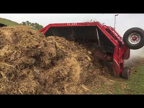 Windrow Turning Manure - Turning Muck