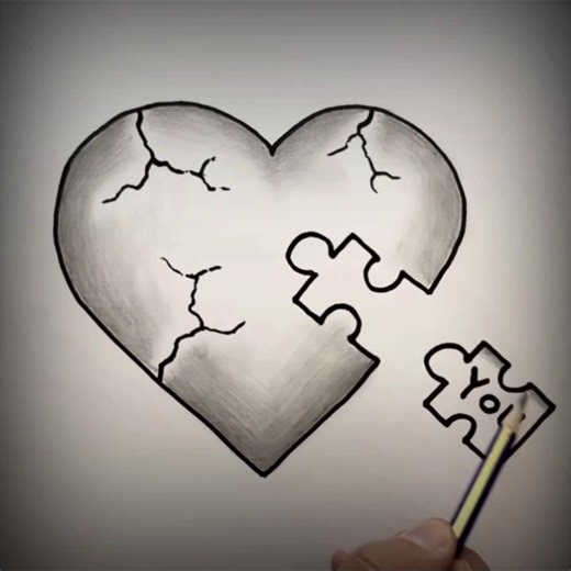 Simple Drawing of a Heart