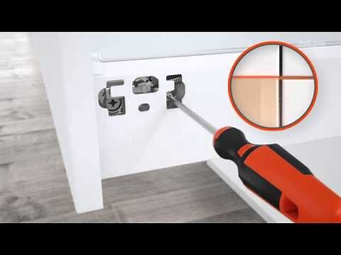Blum TANDEMBOX antaro Drawer Height Adjustment Instructions