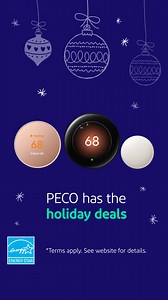 🎄 ‘Tis the season for savings! PECO is offering deals on Google Nest for as low as $24.99 or Google Nest Learning for as low as $164.99, until December 30. | PECO