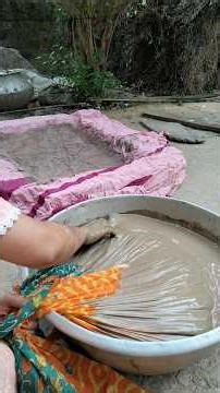 Filtering Natural Clay #ytshorts #diy #terracottajewellery #viral