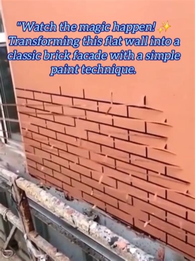 🧱 Exterior Faux Brick Painting Technique