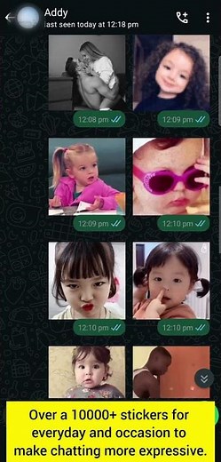 🔥 Best WhatsApp Sticker App! | Make Your Chats Fun 🤩 #shorts #createstickers