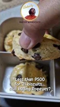 ₱20 Homemade Biscuits vs Popeyes (₱427 for 21 pcs!)