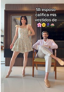 Mi esposo califica mis vestidos de flores 🌸🌼🪻🪷 #vestidos #esposos #outfit #primavera