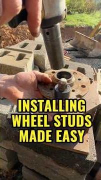 This wheel stud installing tool makes installing wheel studs a breeze.
