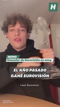 Nemo, ganador de Eurovisión 2024, devuelve su trofeo por la participación de Israel