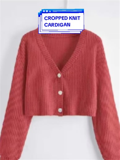 CROPPED Cardigan perfect pang layering sa kahit Anung outfit mo #cardigan #knitcardigan #womenswear #fashionwear
