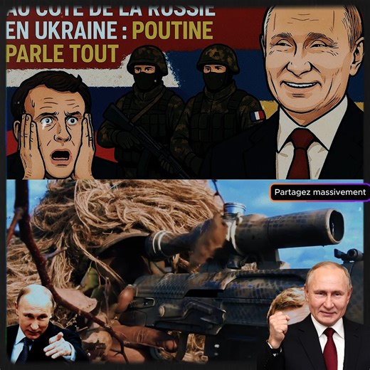 27K views · 1.3K reactions | Vladimir Poutine "Des Français Combattent au côté de la Russie en Ukraine" ___________________Poutine parle tout‼ amitié Franco-russe欄 | Poutine TV | Facebook