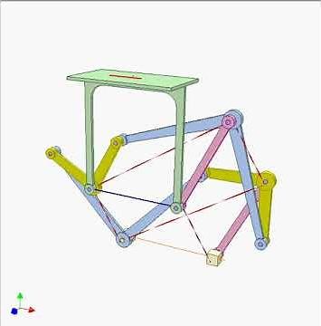 4 V-shaped arm mechanism
