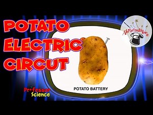Abracadabra Science Experiment - Potato Electric Circuit