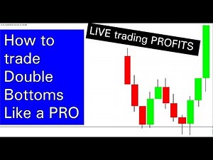 How to TRADE Double Bottoms like a PRO (LIVE trade!)