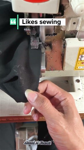 The Process of Overlocking Trousers 😊✌️ #insfiration #fashion #gift