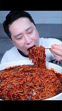 Unlimited Delicious Korean Jjajangmyeon 🍜 | Black Bean Noodles Mukbang Eating Challenge | Food ASMR
