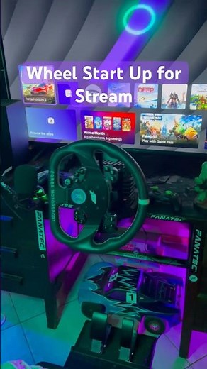 Fanatec CSL DD 8nm Start up for stream #rambosquad #fanatec #steeringwheel #simracing #gaming #csldd