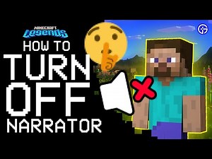 How To Turn Off The Narrator In Minecraft Legends | Disable Screen Reader Easily!