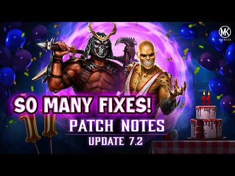 MK Mobile Update 7.2 Patch Notes. They Are Fixing EVERYTHING!
