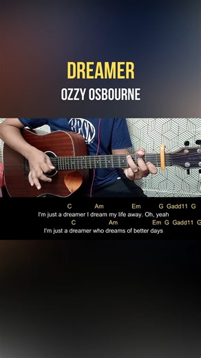 Dreamer - Ozzy Osbourne | Easy Guitar Tutorial | Boss Biong