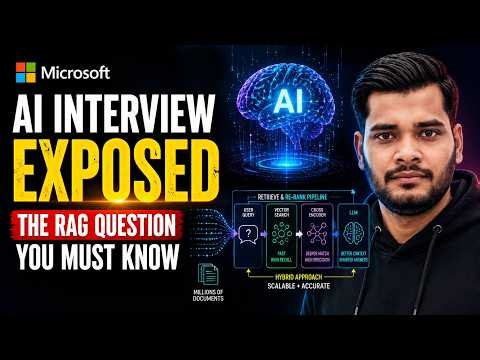Microsoft's Secret RAG Interview Question Explained #interview #microsoft #rag