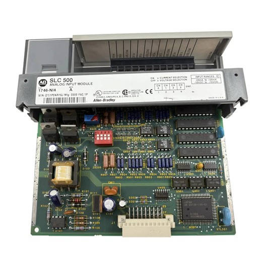 Allen-Bradley SLC 500 PLC I/O Module 4 x I/O 24 Vdc SER A 1746-NI4