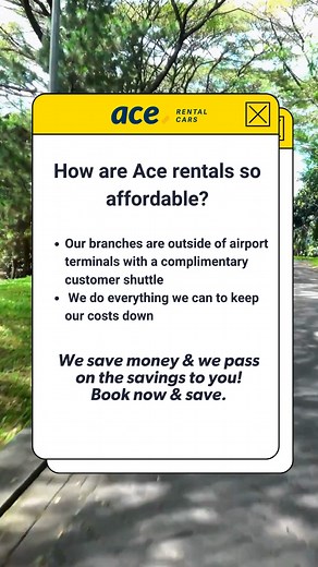 How are Ace rentals so affordable? We save money & we pass on the savings to you! Book now & save. | Ace Rental Cars Australia | Facebook