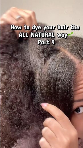 Pt 9: How to dye your hair the NATURAL WAY- Pt. 9 #henna #indigo #hennahair #hairdyeing #healthyhair