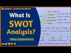 SWOT Analysis Complete Concept | Meaning And Definition | In Hindi | BBA | BCOM