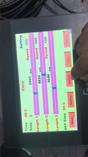 Weintek HMI program Servo Drive
