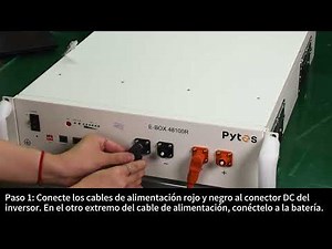 Almacenamiento de Energía Residencial: Batería Pytes E-Box 48100R LiFePO4 con Inversor Luxpower