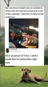 Excited Cab Driver's Achievement