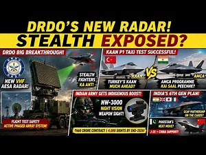 DRDO Ka Anti-Stealth Radar!,KAAN vs AMCA Reality,India Ke 6th Gen Fighter Plan Full Analysis