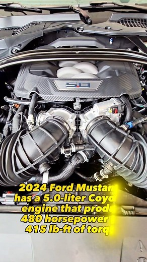 ⚡️Hey Reels & Deals fam, we've got something that'll get your motor running! 🚗 First Look at the 2024 Mustang GT—starting at a cool $42,495. Now, let's talk about what's under the hood: the legendary Coyote V8 engine. For those who might not know, this engine isn't just your run-of-the-mill V8. Oh no, it's part of Ford's modular engine family and debuted in 2011. Since then, it's been turning heads and burning rubber, proving it's a high-performance beast, whether it's in a Mustang or an F-150.
