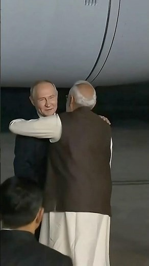 Putin is welcomed with open arms by Modi in India #russia #politics