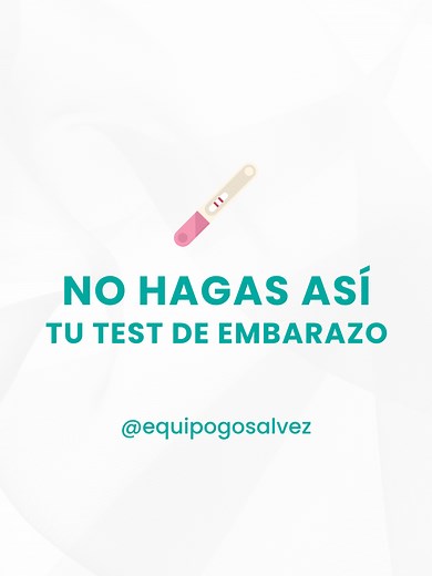 Cómo realizar correctamente un test de embarazo