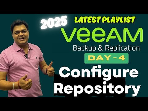 What is work of Repository in Veeam Backup Step by Step Guide ! DAY-4