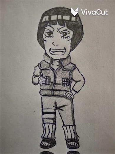 the Mighty guy team chibi🔥👊 #art #trending #viral #narutoshippuden #cute #comedy #mightguy #rocklee