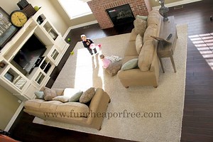 How to make an area rug out of remnant carpet - Fun Cheap or Free