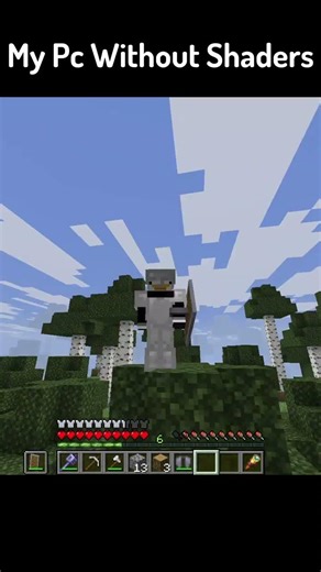 POV Bro Runs Shaders | Minecraft #minecraft #shorts #memes