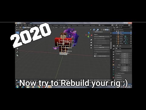 How to fix Blender animating dont show bones! [Roblox] :D Or it shows a error message.