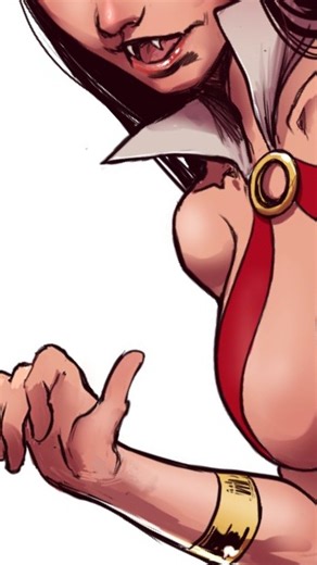 Nicolás Faluotico | Happy Halloween 🎃🖤❤🦇 #vampirella #comics #fanart #vampirellafanart #comicbooks #retro #artprocess #halloween #terror #sexy | Instagram