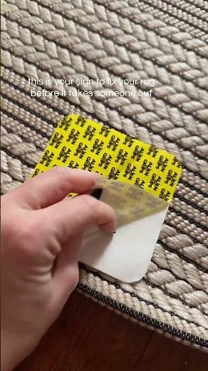 If your rug keeps sliding, curling, or trying to trip you every day… this fixes it 👀 These rug