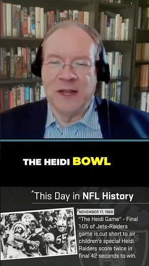 The Heidi Bowl: The NFL Game Fans Never Saw #shorts.