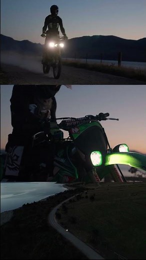 Type-X EVO 4 Inch [Flood] LED Driving Lights Kawasaki KX250 Motorbike #stedi #led #drivinglights