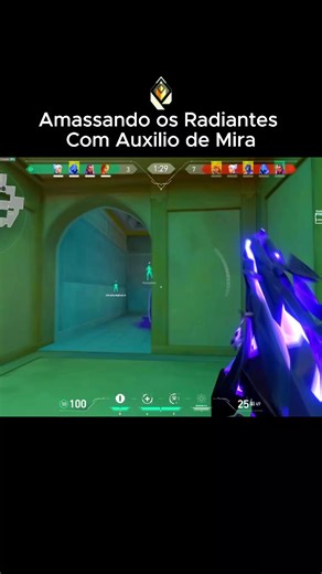 Amassando os Radiantes com Auxílio de Mira 🔥 #aimbot #valorant #valorantbrasil #fyp #2026