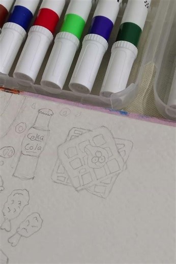 Drawing challenge FOOD EDITION ✨🍩🍫🍭🍬🧁🍦🍧🍨