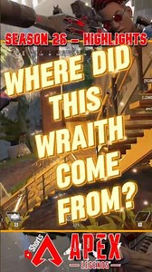 Wraith came from nowhere! #apexlegends #shorts