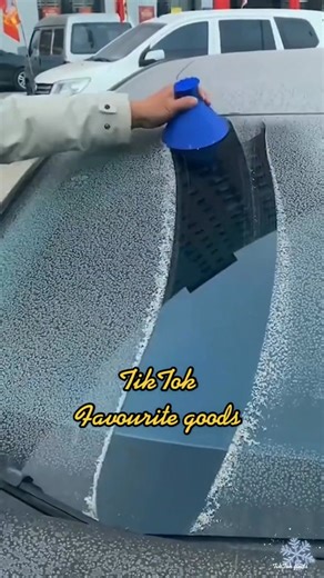 Cone-shaped Ice Scraper--Remove even the hardest, frozen frost from your car windows with ease, yet it won't scratch the glasses🎁 https://t.site/4nqZUza | Inventork